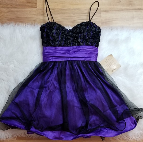 Arden B Dresses & Skirts - 💎Arden B. Black Rose Formal Minidress